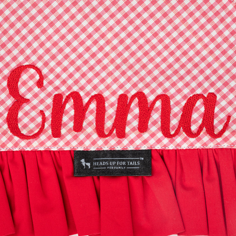 HUFT Personalised Little Lovebug Bandana For Dog - Red - Heads Up For Tails