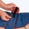 HUFT Grrberry Quilted Dog Jacket - Teal Blue - Heads Up For Tails