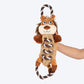 HUFT Lion With Rope Plush Toy For Dog - Brown - Heads Up For Tails