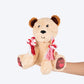 HUFT V Day Rope Plush Toy For Dog - Brown - Heads Up For Tails