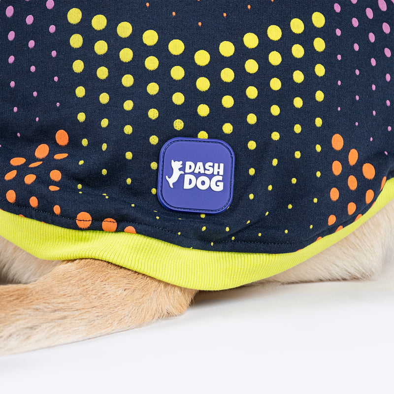 Dash Dog Super Strider Hoodie Sweatshirt For Dog - Navy Blue - Heads Up For Tails