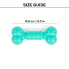 HUFT Happy Bone Chew Toy For Dog - Teal - Heads Up For Tails