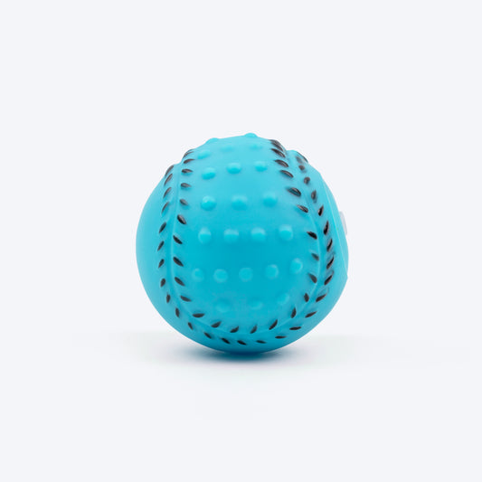 TLC Squeeshy Ball Chew Toy For Dog - Blue - Heads Up For Tails