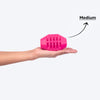 Dash Dog Rugby Roller Chew Toy For Dog - Pink - Heads Up For Tails