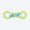TLC Twin Rings Chew Toy For Puppies & Small Dogs - Green - Heads Up For Tails
