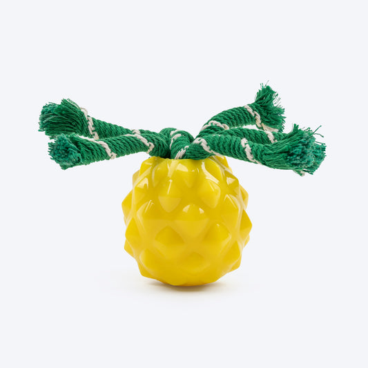 HUFT Squeakie Fruitie Chew Toy For Dog - Yellow - Heads Up For Tails