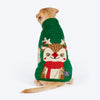 HUFT My Li'l Rudolph Sweater For Dog - Green - Heads Up For Tails