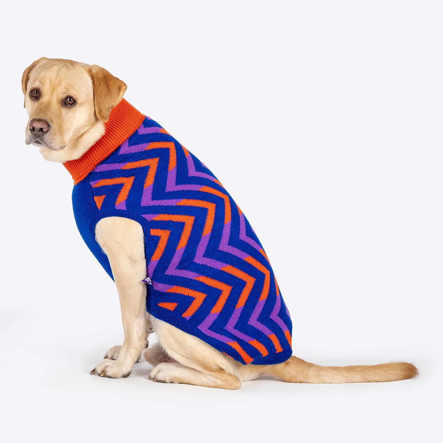 Dash Dog Fuzz Friends Sweater For Dog - Purple - Heads Up For Tails