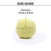 HUFT Fetch & Squeak Plush Ball For Dog - Green