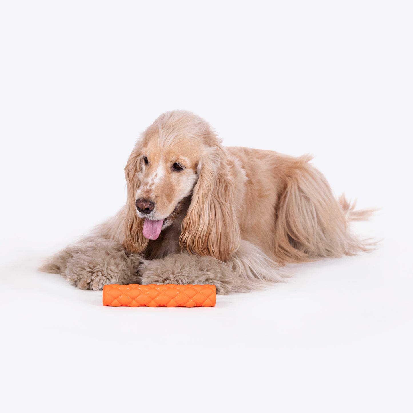 HUFT Twist-n-Chew Toy For Dog - Orange - S - Heads Up For Tails