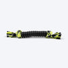 HUFT Rope-n-Roll Rope Toy For Dog - Black & Neon - Heads Up For Tails