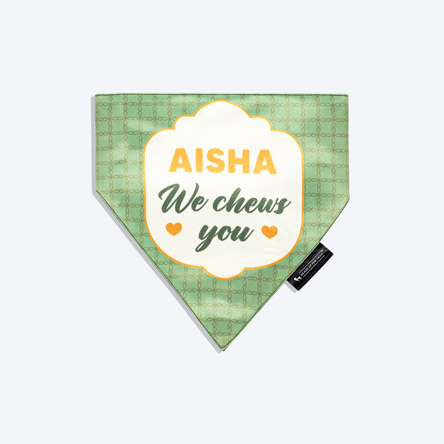 HUFT Personalised (Name) We Chews You Proposal Dog Bandana - Heads Up For Tails