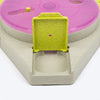HUFT Triangle Toss Interactive Toy For Dog - Pink - Heads Up For Tails