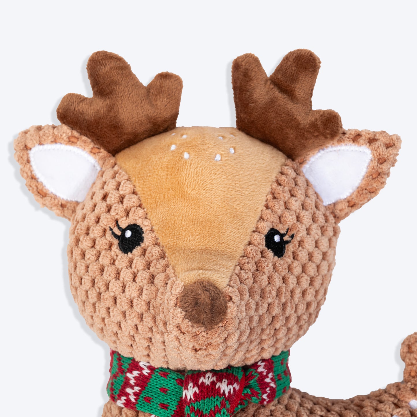HUFT Ms. Fawn Long-Legs Plush Toy For Dog - Light Brown - Heads Up For Tails