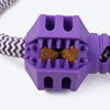 Dash Dog Twin-End Rope Toy For Dog - Purple - Heads Up For Tails