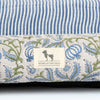 HUFT Jaipuri Baagh Lounger Dog Bed - Indigo