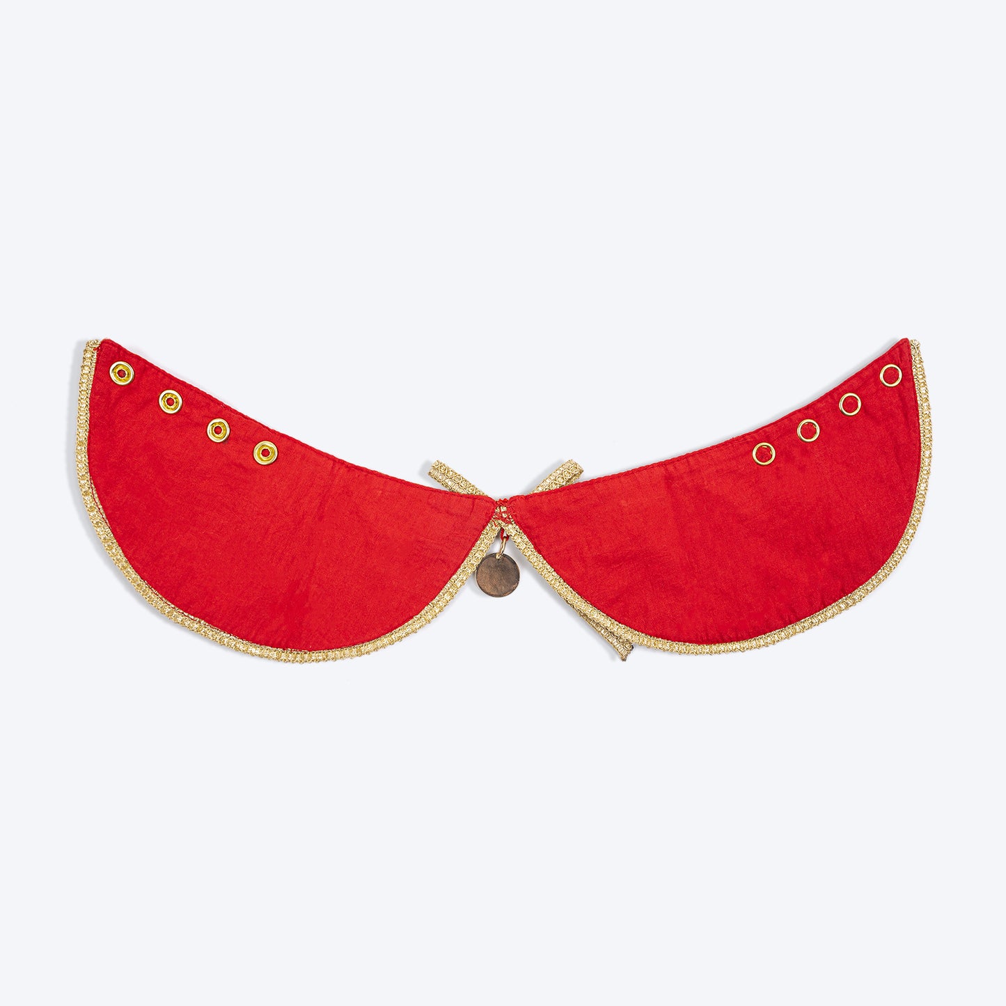HUFT Brocade Dazzle Pet Scarf For Cat & Puppy - Red - Heads Up For Tails