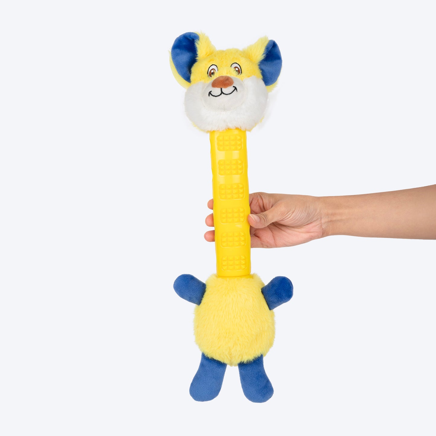 HUFT Lolo LongNeck Chew Toy For Dog - Yellow