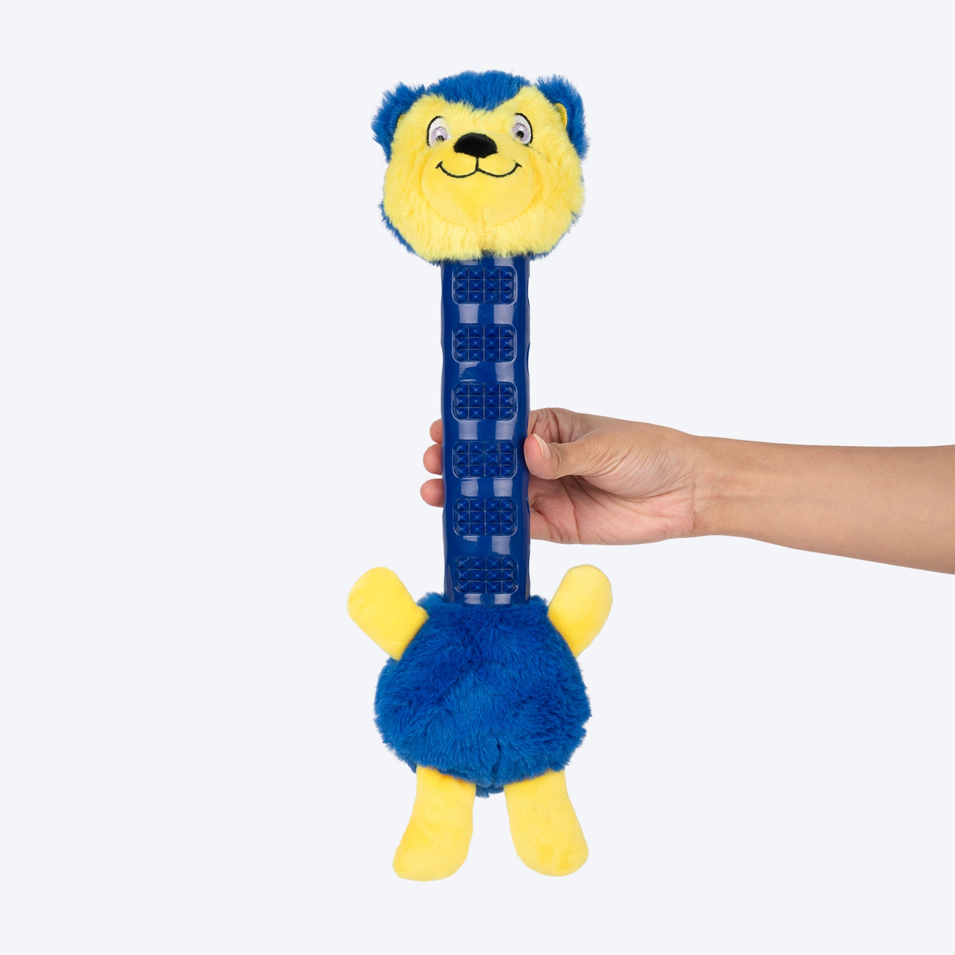 HUFT Lulu LongNeck Chew Toy For Dog - Navy Blue - Heads Up For Tails