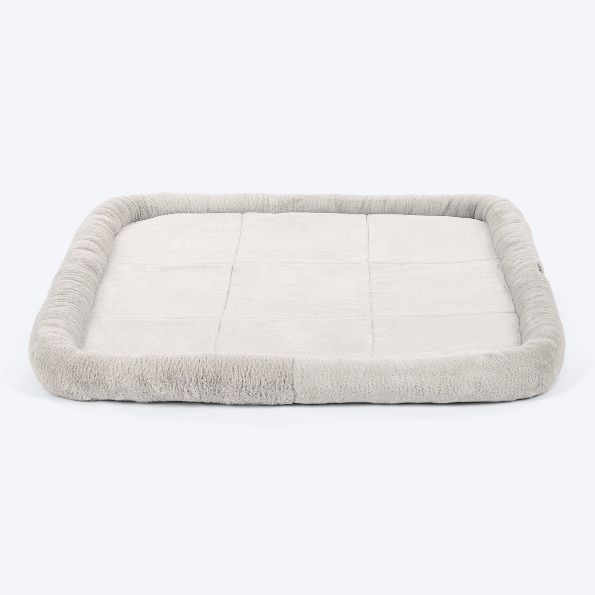 HUFT Fluffy Dreams Plush Mat For Dog & Cat - Grey - Heads Up For Tails