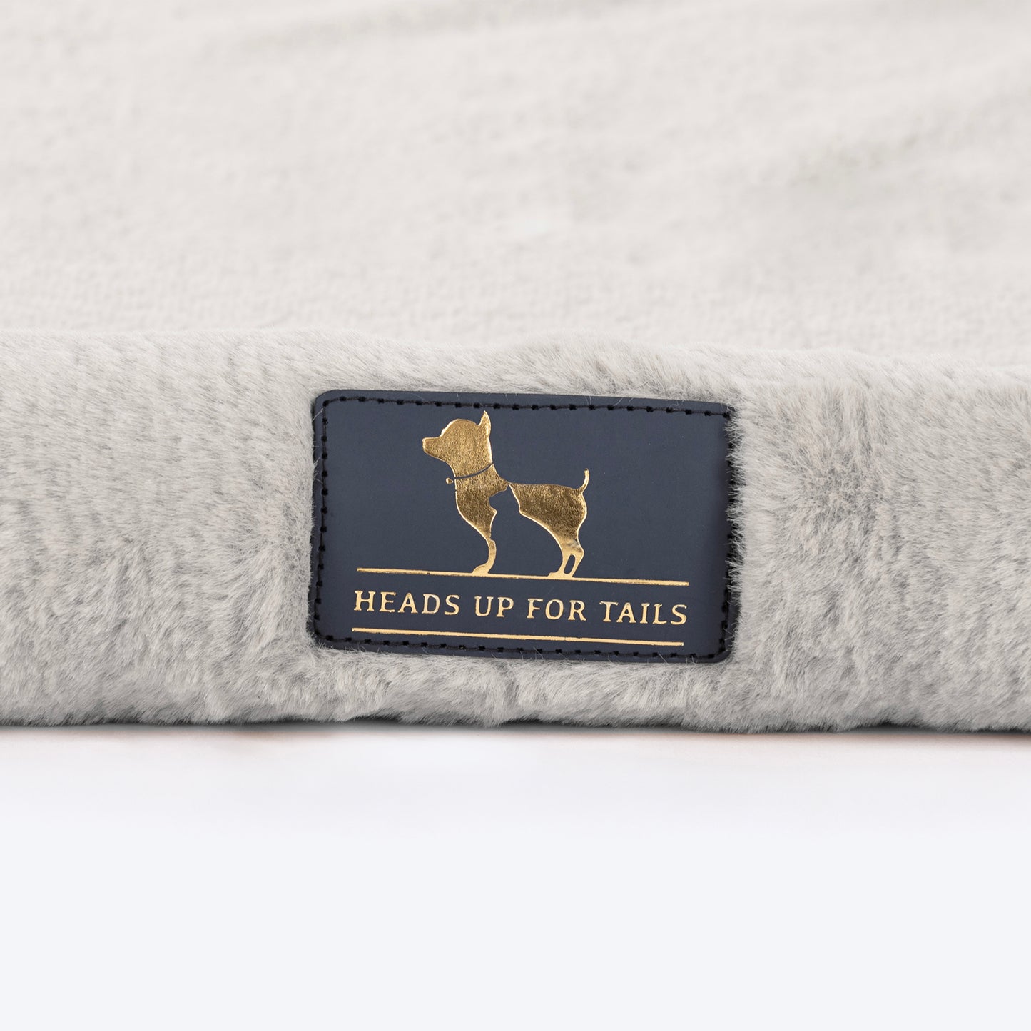 HUFT Fluffy Dreams Plush Mat For Dog & Cat - Grey - Heads Up For Tails