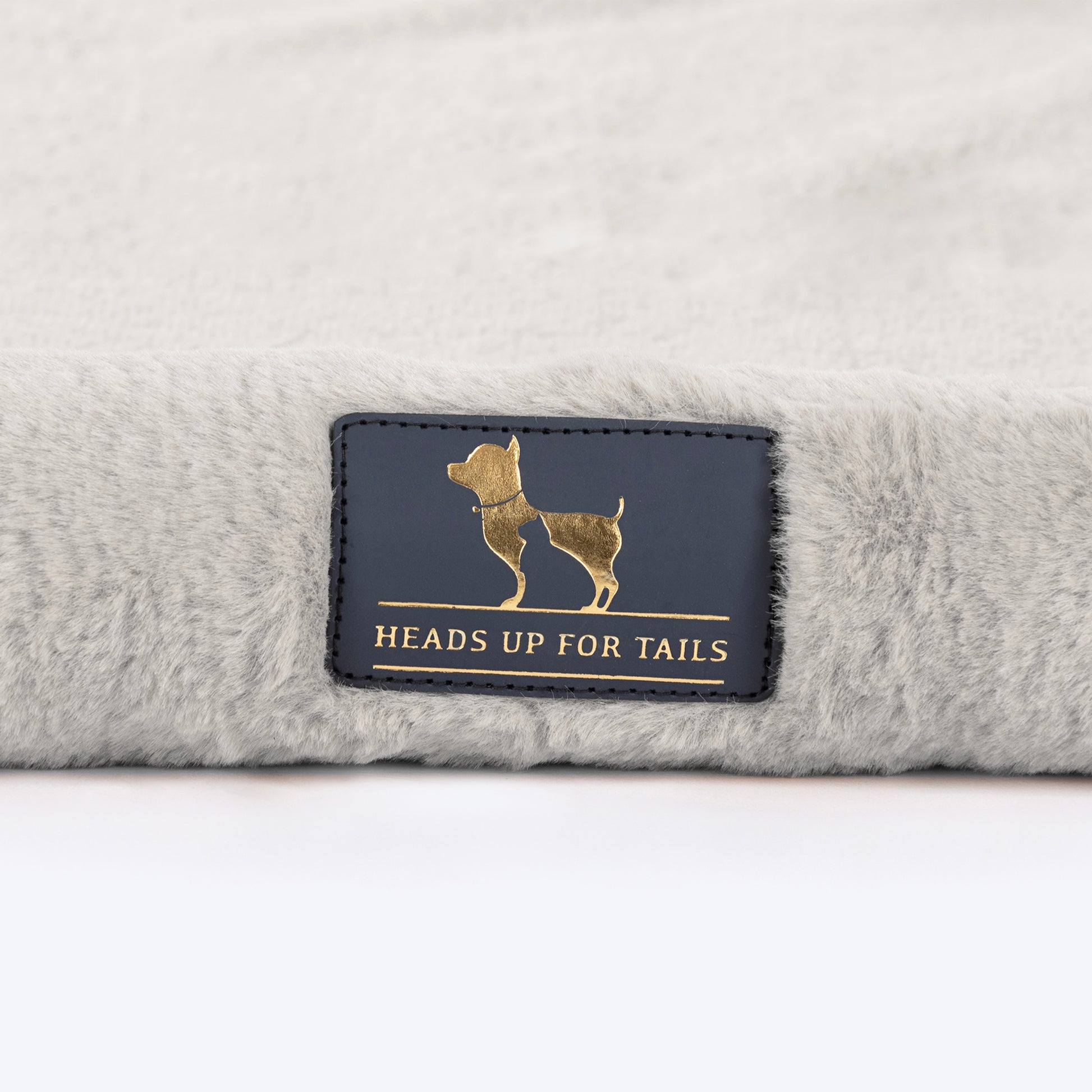 HUFT Fluffy Dreams Plush Mat For Dog & Cat - Grey - Heads Up For Tails