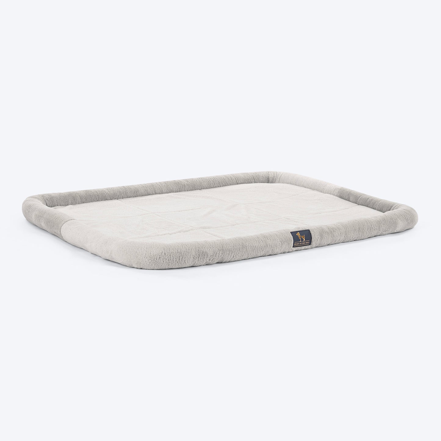 HUFT Fluffy Dreams Plush Mat For Dog & Cat - Grey - Heads Up For Tails