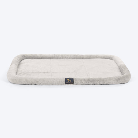 HUFT Fluffy Dreams Plush Mat For Dog & Cat - Grey - Heads Up For Tails