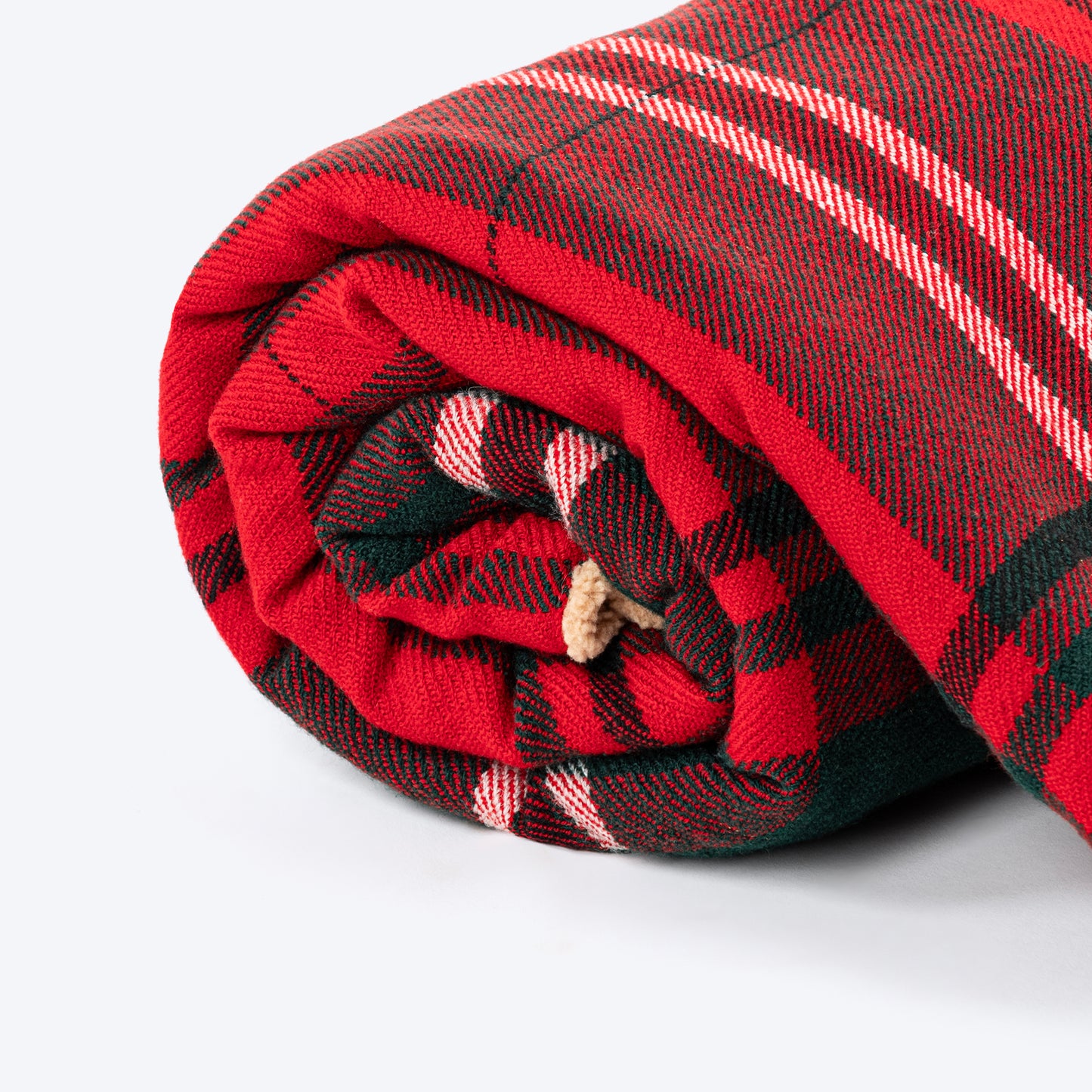 HUFT Holiday Plaid Blanket For Dog & Cat - Red_06