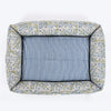HUFT Jaipuri Baagh Lounger Dog Bed - Indigo