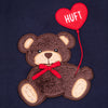 HUFT Lovebug Bear Sweatshirt For Dog - Navy