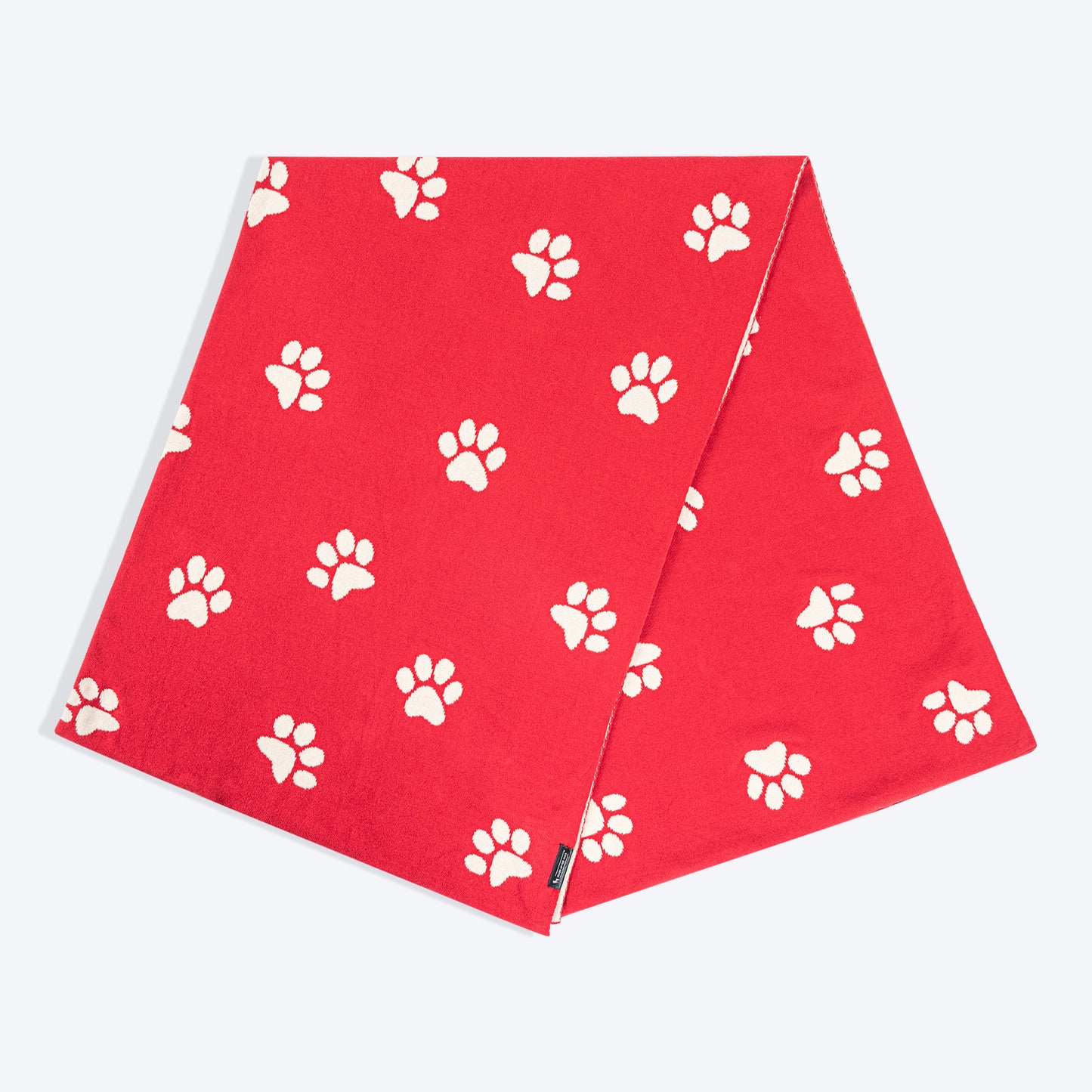 HUFT Paws & Cuddles Blanket For Dog & Cat - Red - Heads Up For Tails