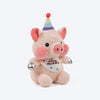 HUFT Barkday Piggy Plush Toy For Dog - Pink