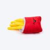 HUFT Fry-yay Plush Toy For Dog - Red & Yellow