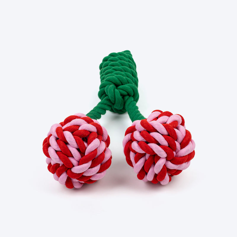 HUFT Cherrylicious Rope Toy For Dog - Multicolor
