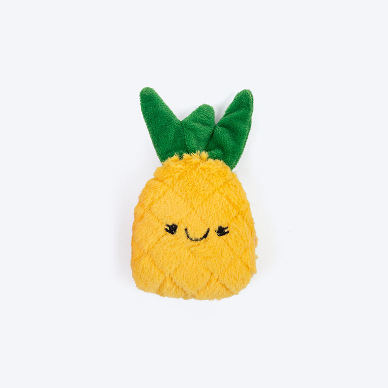 HUFT Fruitastic Plush Toys With Catnip For Cat - Red & Yellow - Set Of 2