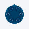 HUFT Honeycomb Stick To Bowl Lick Mat For Dog & Cat - Blue - Heads Up For Tails