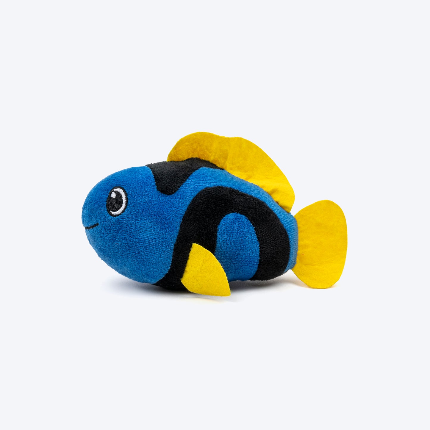 TLC Dory Squeaky Plush Toy For Puppies & Small Dogs - Blue - Heads Up For Tails