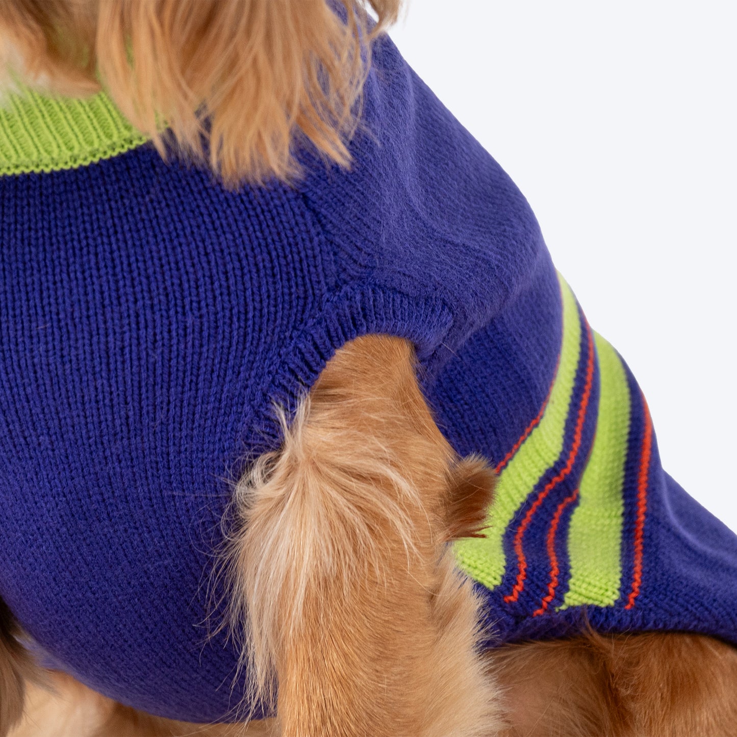Dash Dog Winter Prism Sweater For Dog - Purple - Heads Up For Tails
