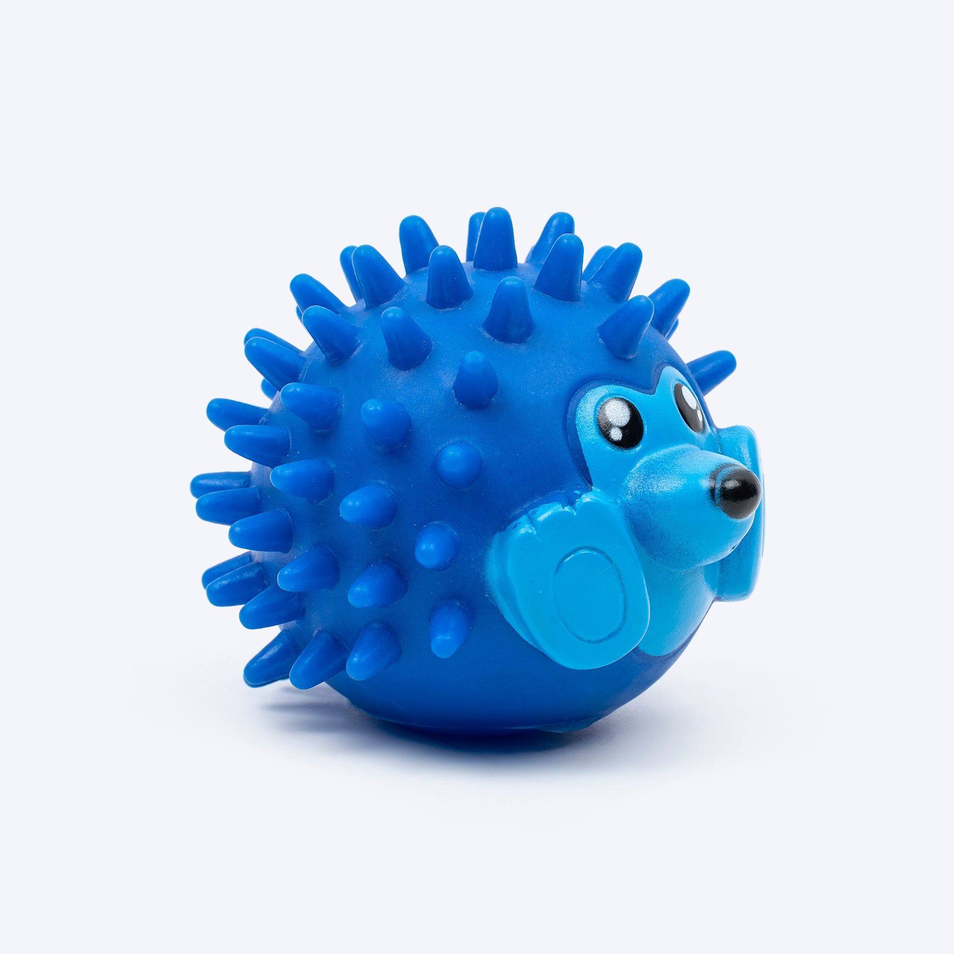 TLC Prickles Squeaky Chew Toy For Puppies & Small Dogs - Blue - Heads Up For Tails