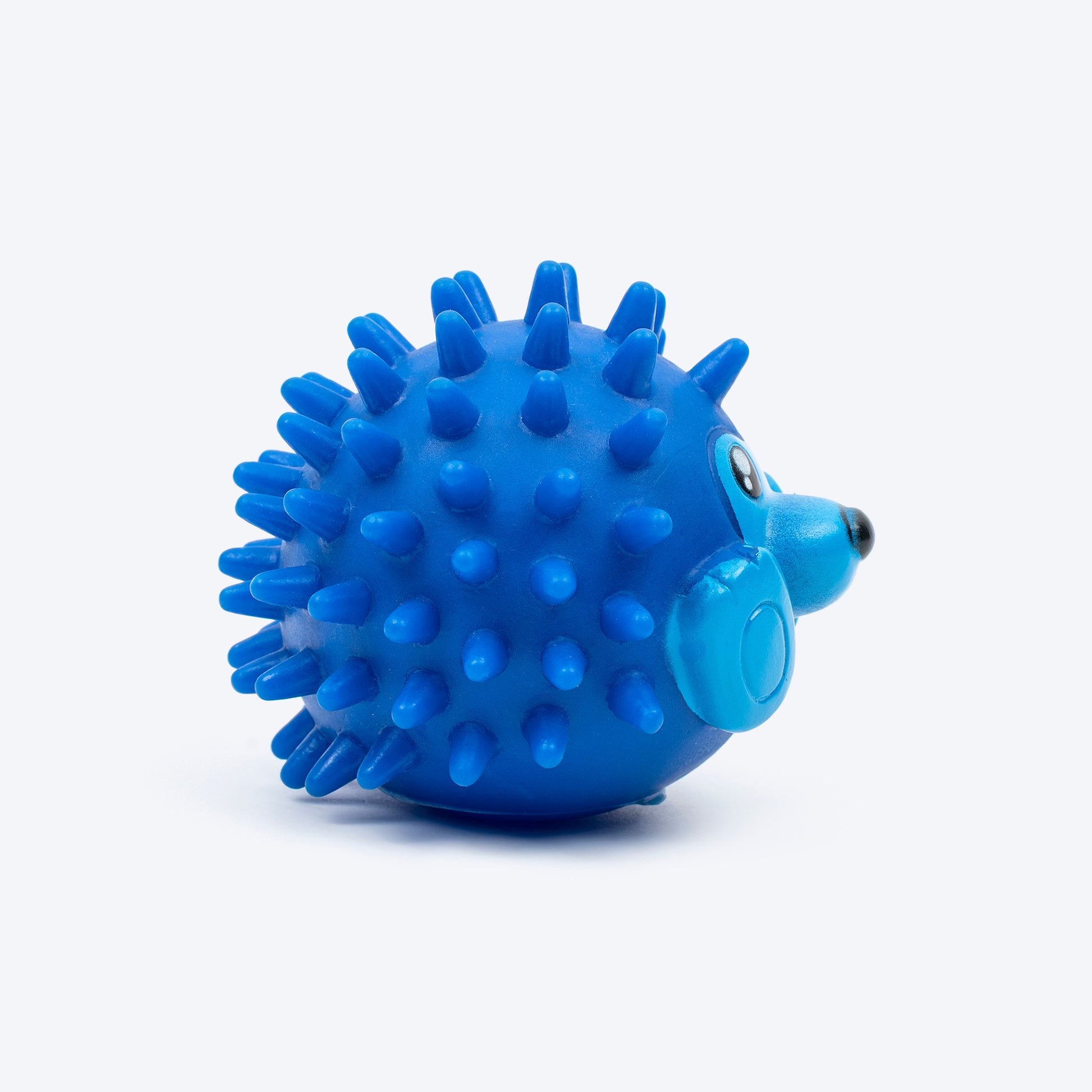 TLC Prickles Squeaky Chew Toy For Puppies & Small Dogs - Blue - Heads Up For Tails