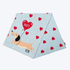 HUFT Doggo Love Blanket For Dog - Blue