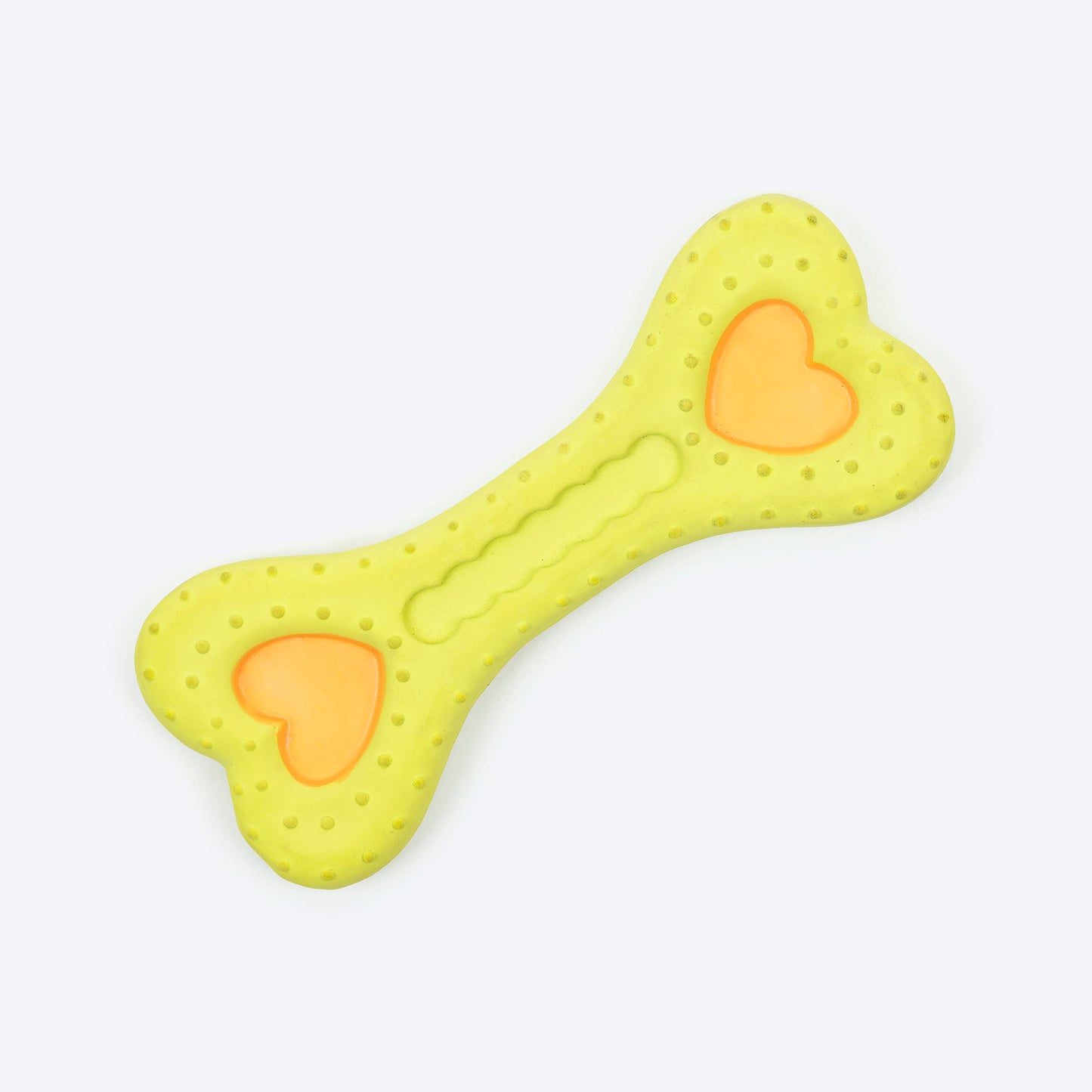 TLC Happy Bite Fetch Chew Toy For Puppies & Small Dogs - Green - Heads Up For Tails