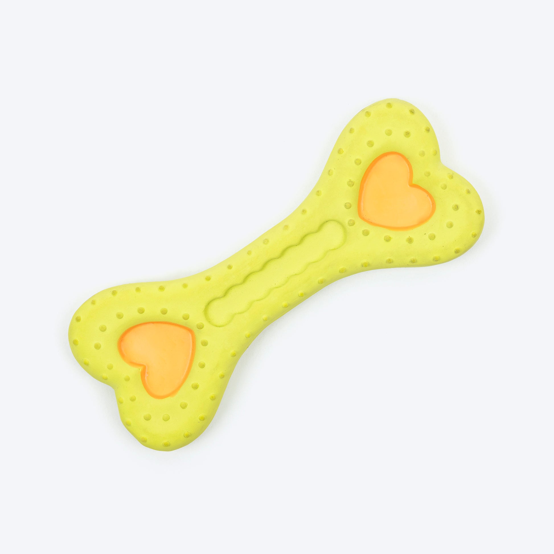 TLC Happy Bite Fetch Chew Toy For Puppies & Small Dogs - Green - Heads Up For Tails