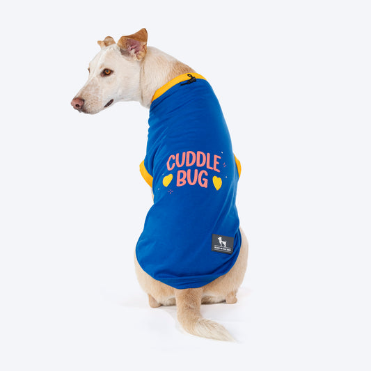 HUFT Cuddle Bug T-Shirt For Dogs - Blue - Heads Up For Tails