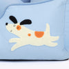 HUFT Personalised Doggie Classic Lounger Bed For Dog - Blue