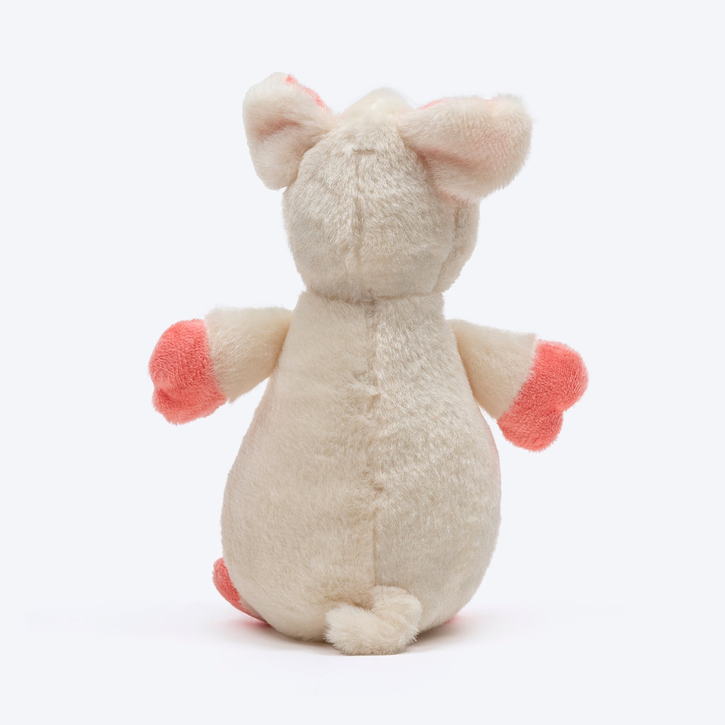 TLC Peppa Boo Squeaky Plush Toy For Dog - White - Heads Up For Tails