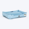 HUFT Personalised Doggie Classic Lounger Bed For Dog - Blue