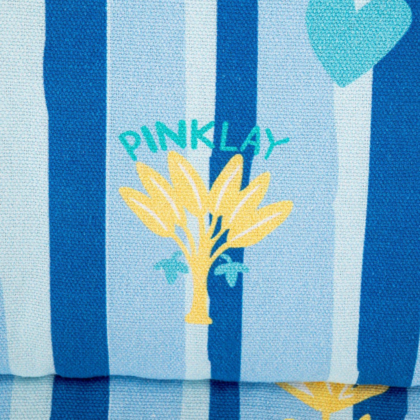 HUFT X Pinklay Strut In Stripes Mat For Dog - Blue - Heads Up For Tails