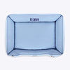 HUFT Personalised Doggie Classic Lounger Bed For Dog - Blue
